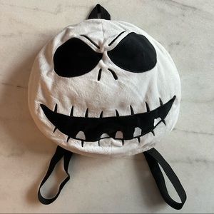 Vintage Disney Nightmare Before Christmas Jack Skellington Plush Backpack Purse